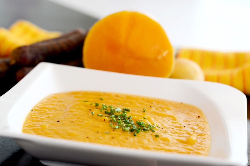 basische Kokos-Kürbissuppe basische Kokos-Kürbissuppe