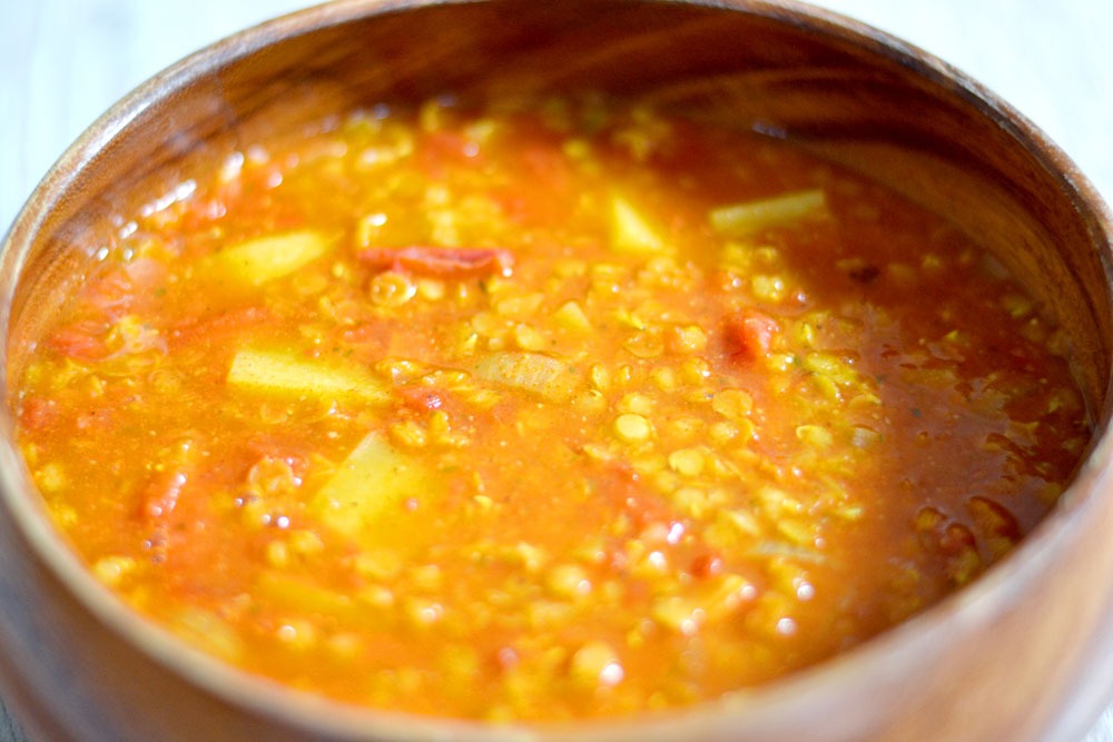 Rote Linsensuppe vegan &amp; glutenfrei - Gesunde vegane Rezepte-gesund ...