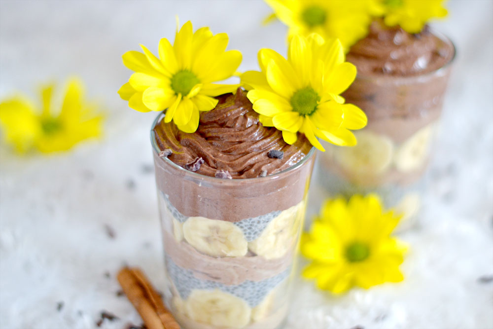 Banana-Chia-Chocolate Jar