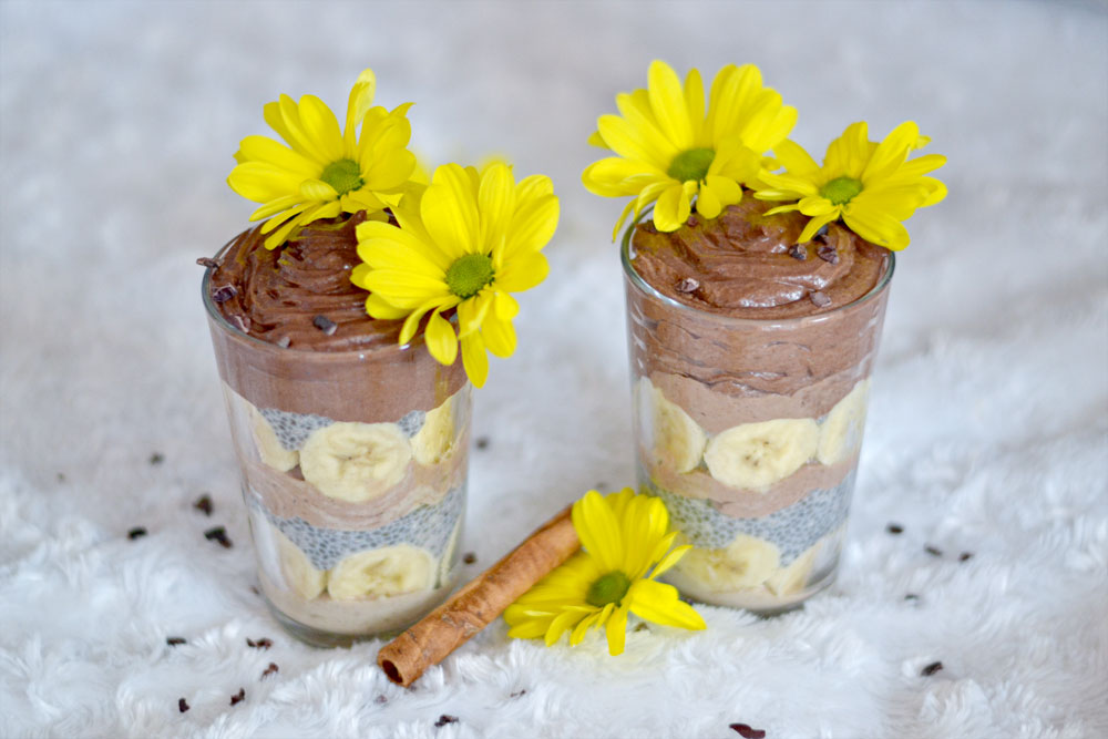 Banana-Chia-Chocolate Jar